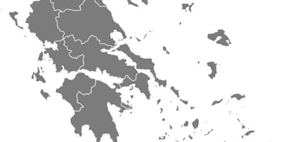 Mapa wektor Grecja