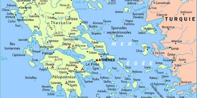 Mapa Grecji i okolicy