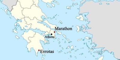 Mapa maraton Grecja